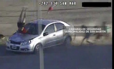 Delincuentes atropellaron a una joven y su bebe en una fuga