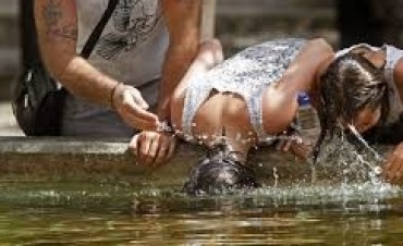 Calor extremo en toda la provincia ST 40 y alerta meteorológica para el sur de Córdoba