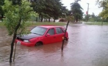 Más de 380 milímetros de lluvia en 7 horas en La Tordilla