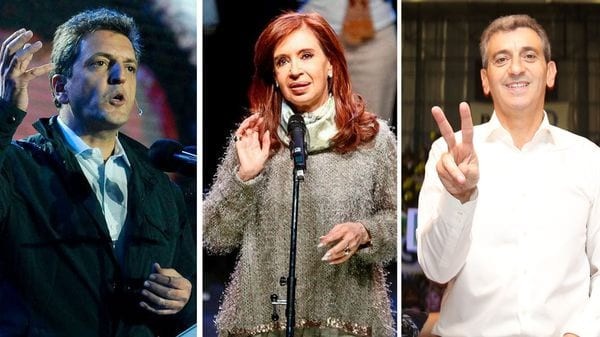 Sergio Massa, Cristina Kirchner y Florencio Randazzo comenzaron la campaña con duras críticas al Gobierno