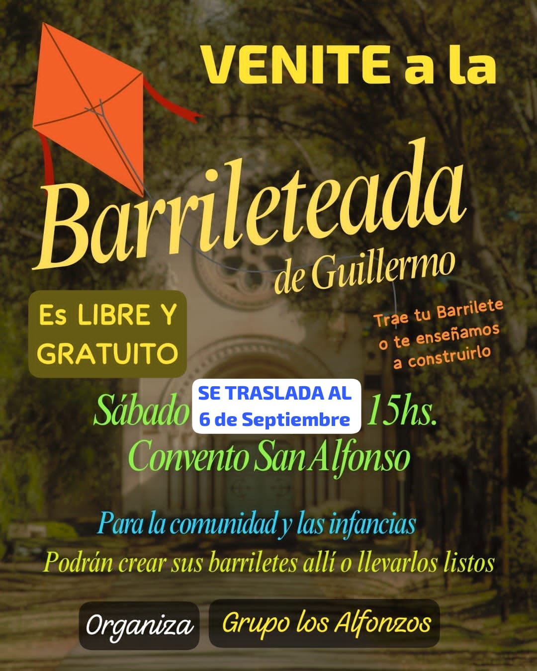 Para volar los recuerdos de la niñez 